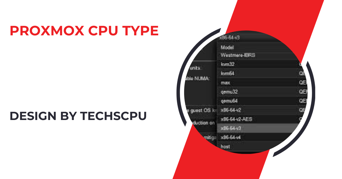 Proxmox Cpu Type