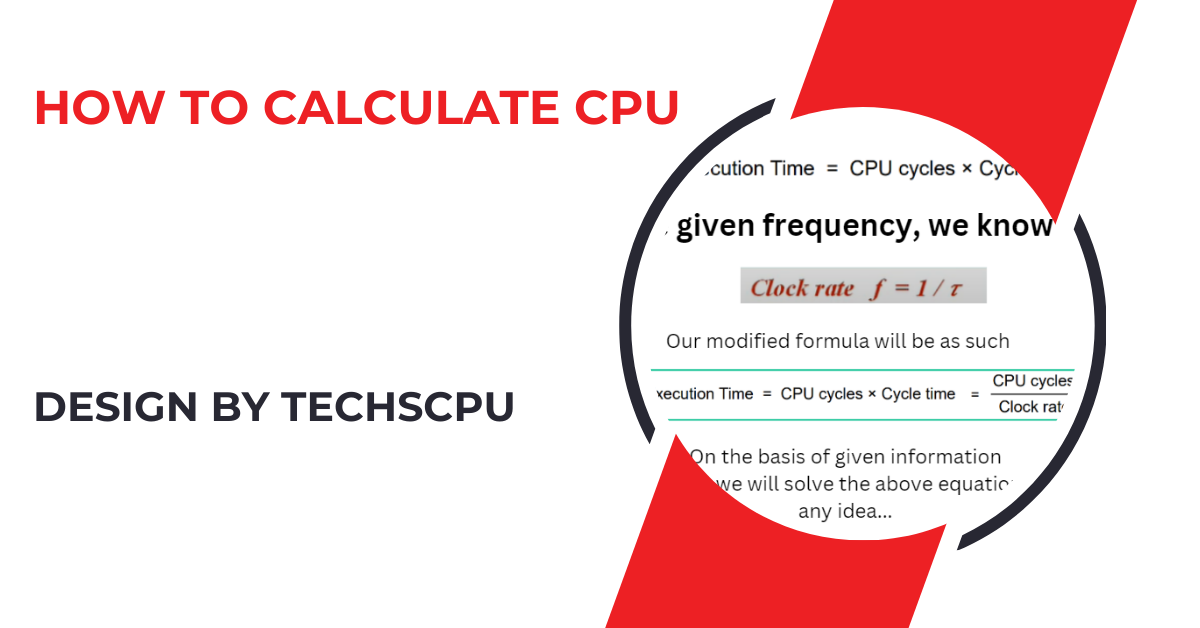 How to Calculate Cpu