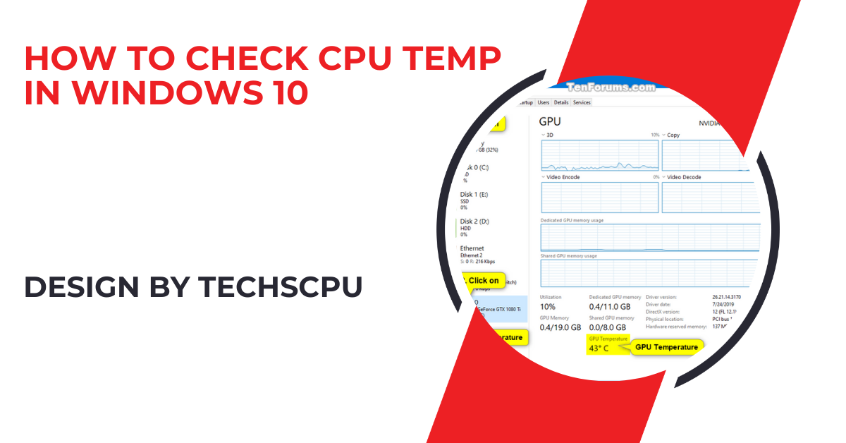 How To Check Cpu Temp In Windows 10