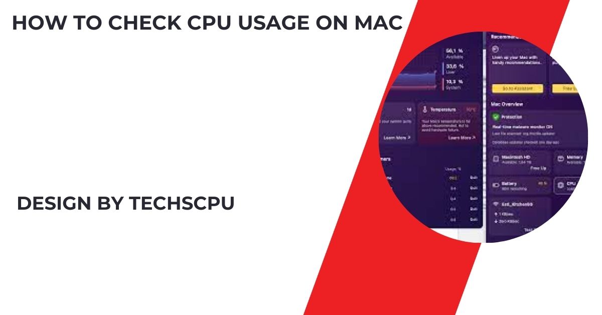 how to check cpu usage on mac